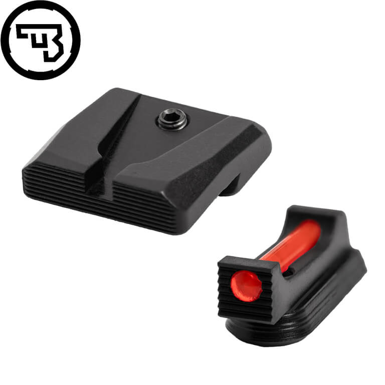 CZ P-07, CZ P-09 fixed sight set with fiber optics | type A