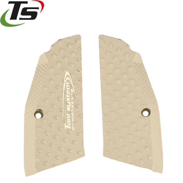 CZ 75B & SP-01, CZ TS 2, CZ Shadow 2 grips tal-alu qasira Vibram