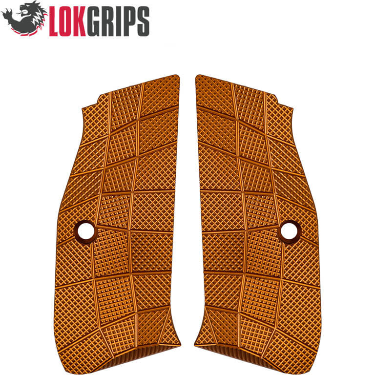 CZ 75B & SP-01, CZ TS 2, CZ Shadow 2 alu Gridlok grips
