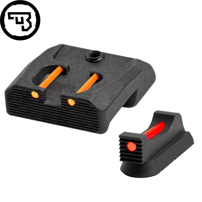 Sett sights fissi b'fiber optics għal CZ 75B, CZ P-01, CZ 75 SP-01 | tip B