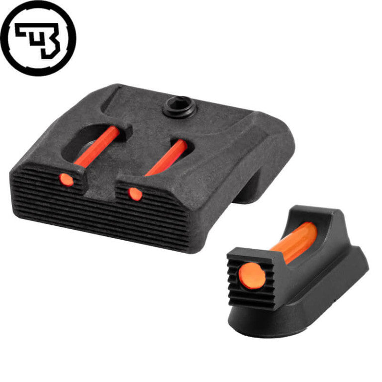 Sett sights fissi b'fiber optics għal CZ 75B, CZ P-01, CZ 75 SP-01 | tip B