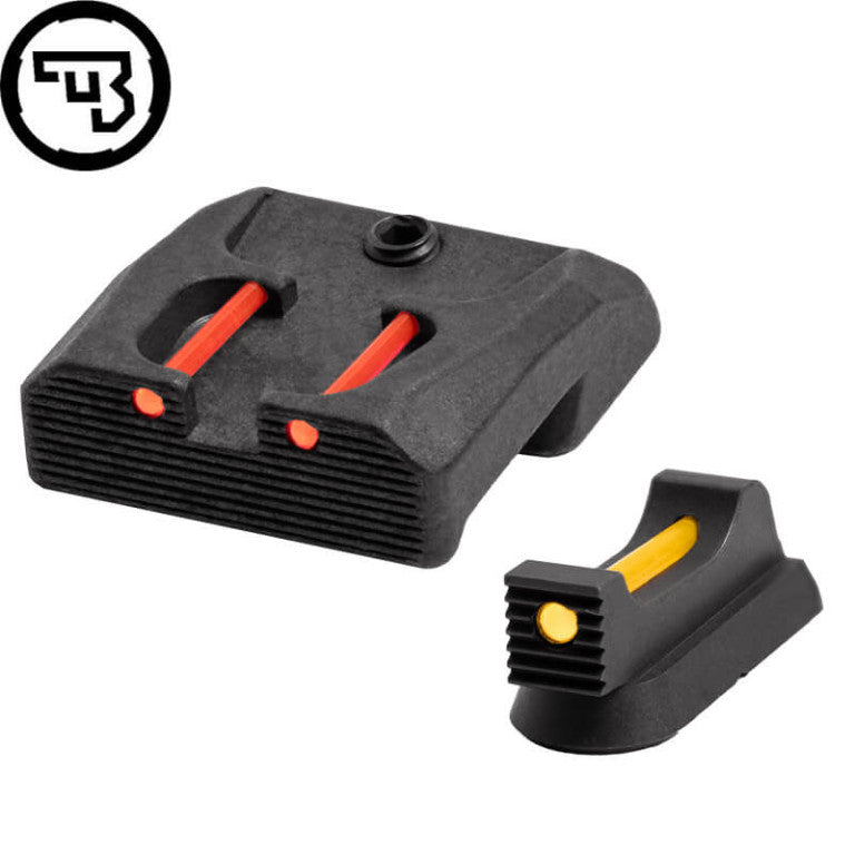 Sett sights fissi b'fiber optics għal CZ 75B, CZ P-01, CZ 75 SP-01 | tip B