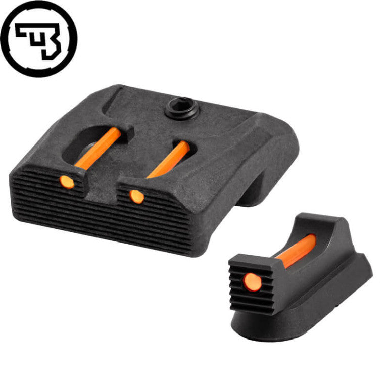 Sett sights fissi b'fiber optics għal CZ 75B, CZ P-01, CZ 75 SP-01 | tip B