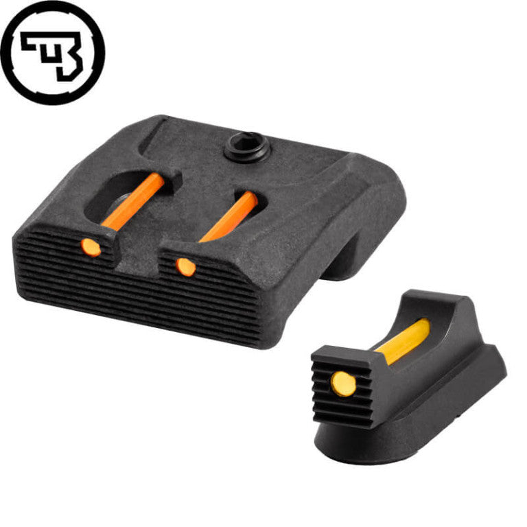 Sett sights fissi b'fiber optics għal CZ 75B, CZ P-01, CZ 75 SP-01 | tip B