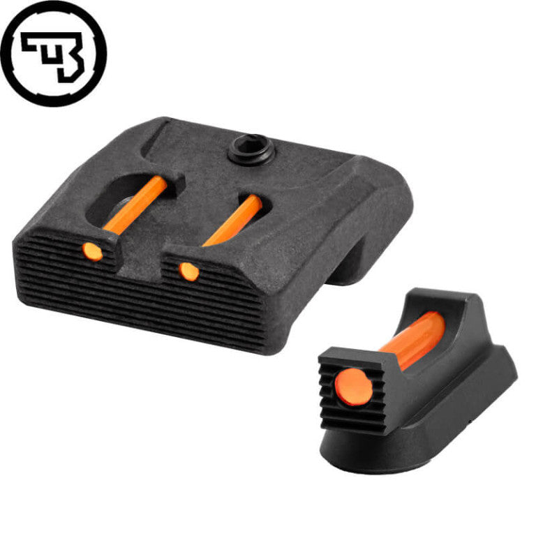 Sett sights fissi b'fiber optics għal CZ 75B, CZ P-01, CZ 75 SP-01 | tip B