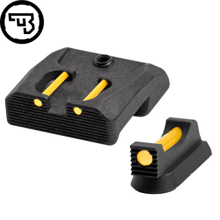 Sett sights fissi b'fiber optics għal CZ 75B, CZ P-01, CZ 75 SP-01 | tip B