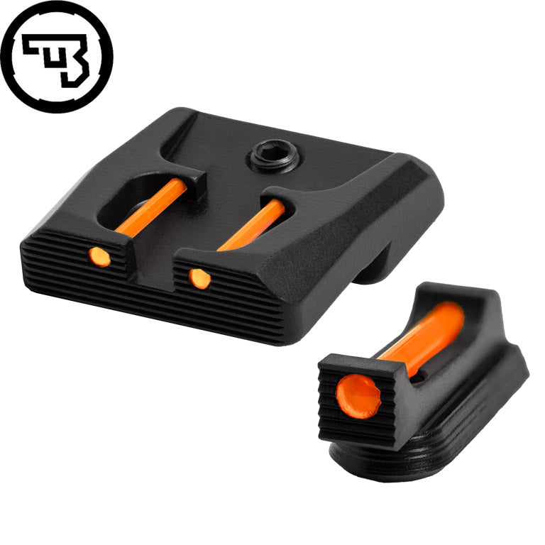 CZ P-07, CZ P-09 fixed sight set with fiber optics | type B