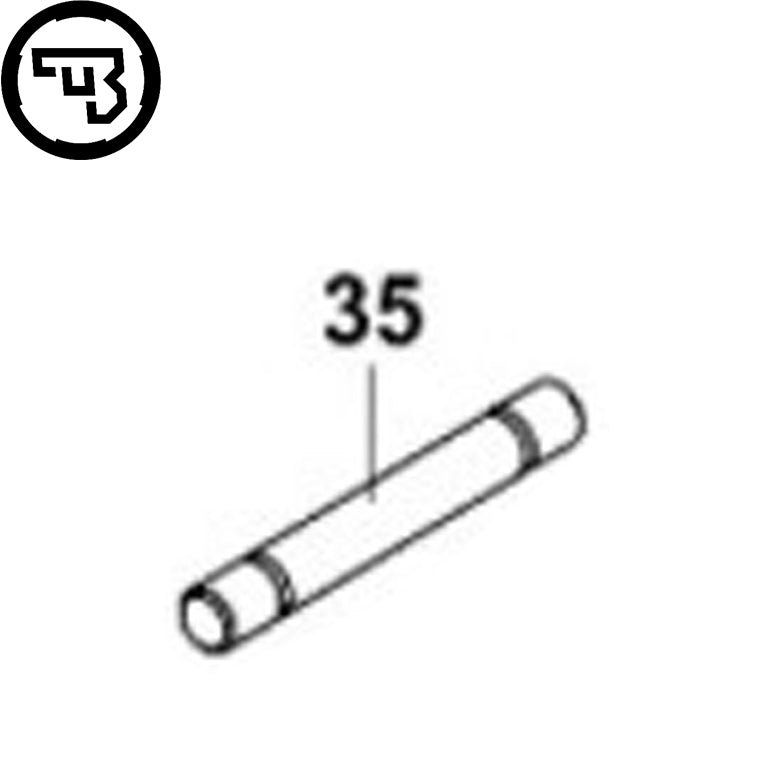 CZ P-10 front insert pin | part #35