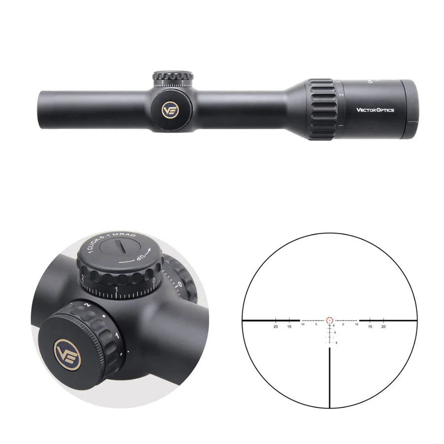 Vector Optics Continental x8 1-8x24 ED Tactical riflescope