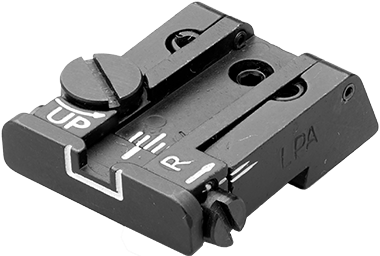 CZ P-10 adjustable rear sight | white lines