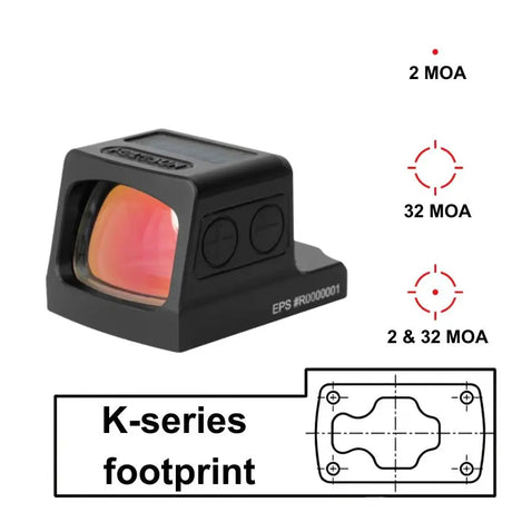 Red dots with Holosun K-Series footprint