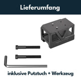 Picatinny red dot mount with raiser [32 mm] | C-More RTS footprint