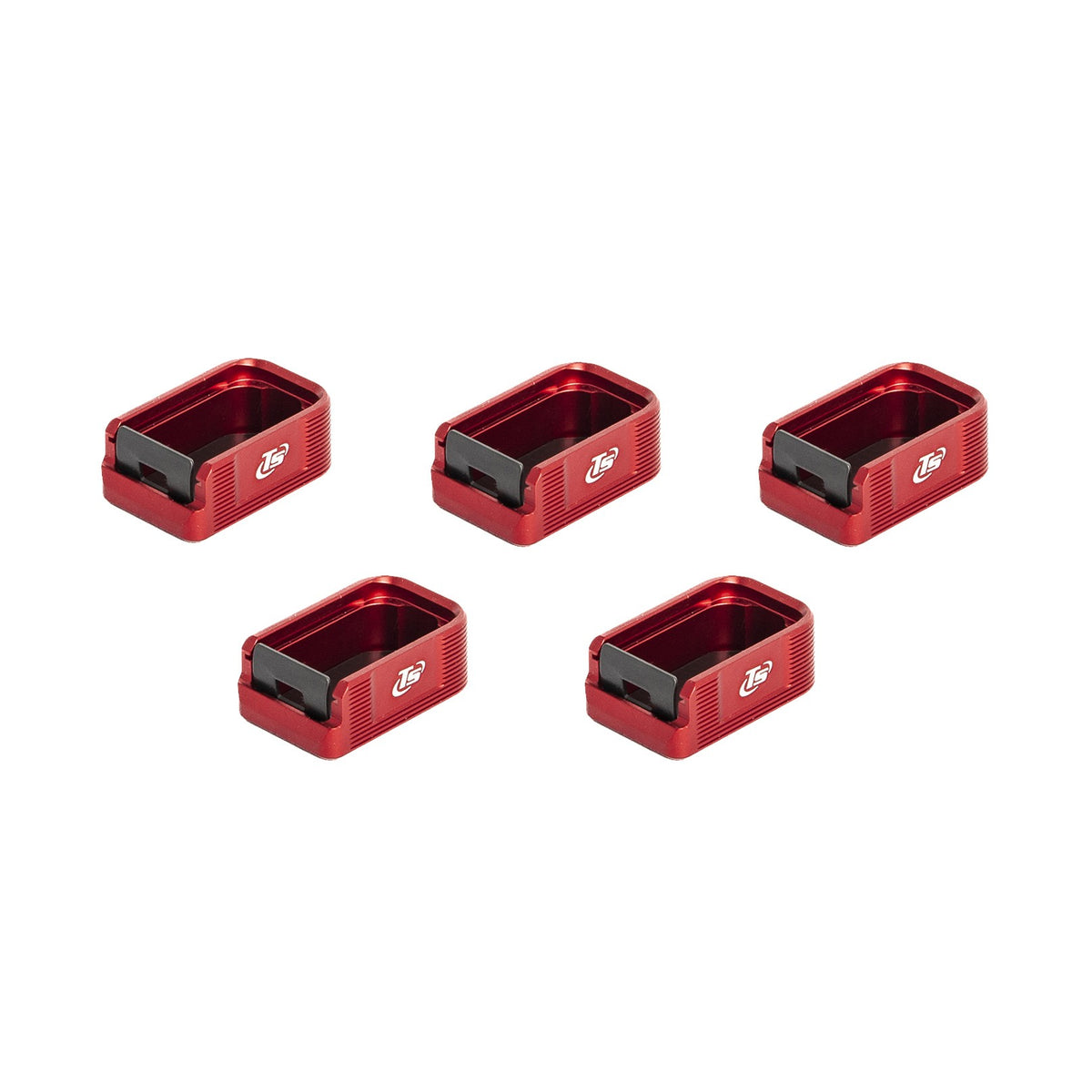 CZ Shadow 2, CZ 75 & SP-01 alu base pads TS - set of 5 pcs | +2 rounds