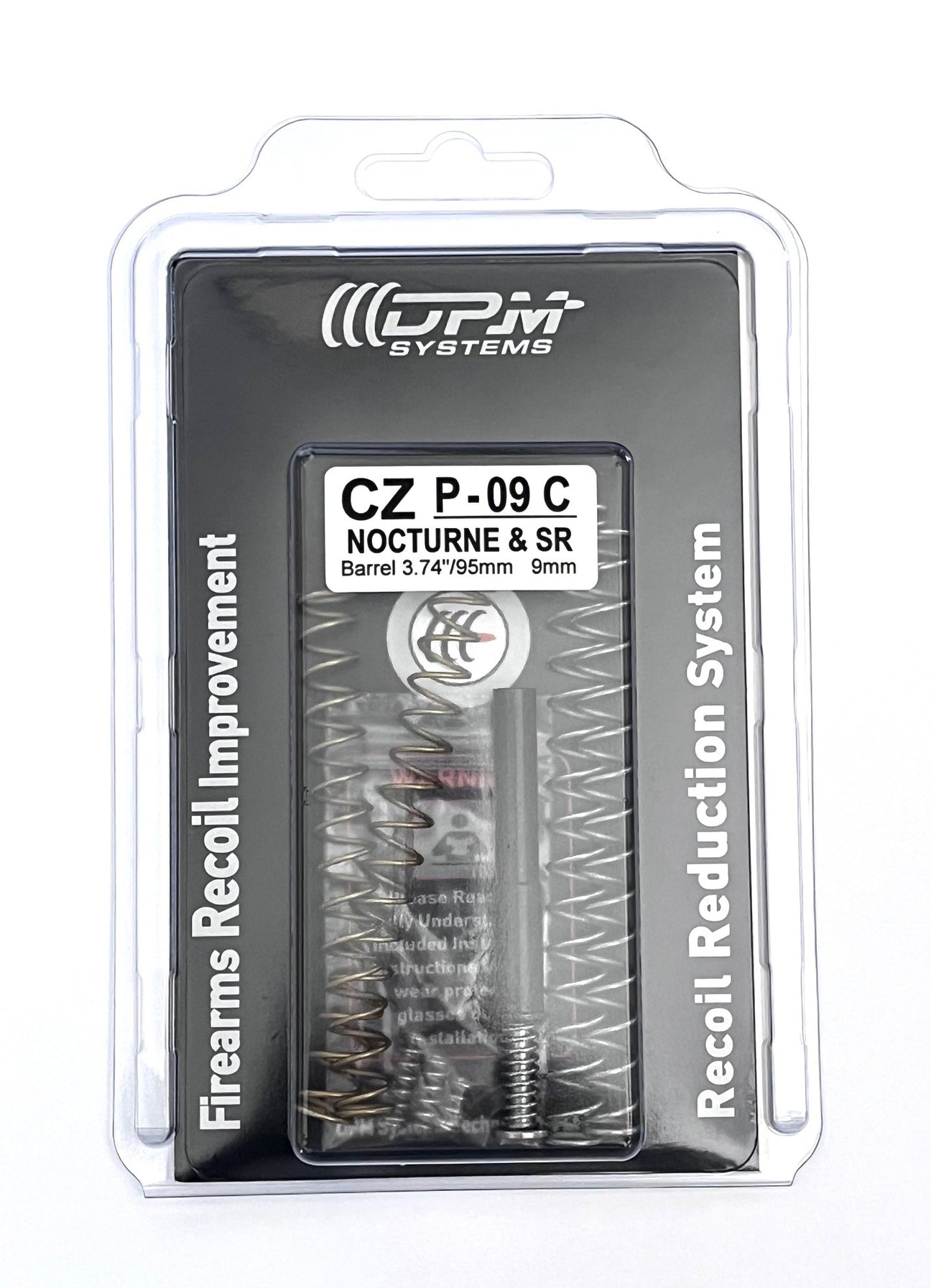 CZ P-09C Nocturne recoil reduction system DPM