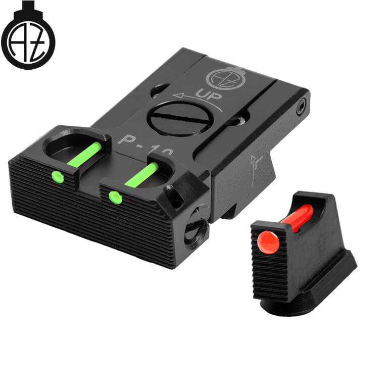 Sett sights aġġustabbli CZ P-10 b'fiber optics | tip B