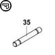 CZ P-10 front insert pin | part #35