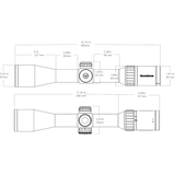 Vector Optics Continental 1.5-9x42 SFP telescopju tal-iscope 