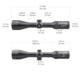 Vector Optics Continental 2-12x50 SFP skop tal-isparar 