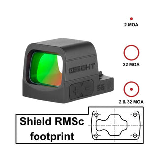 Red dots with direct fit for CZ Shadow 2 Carry