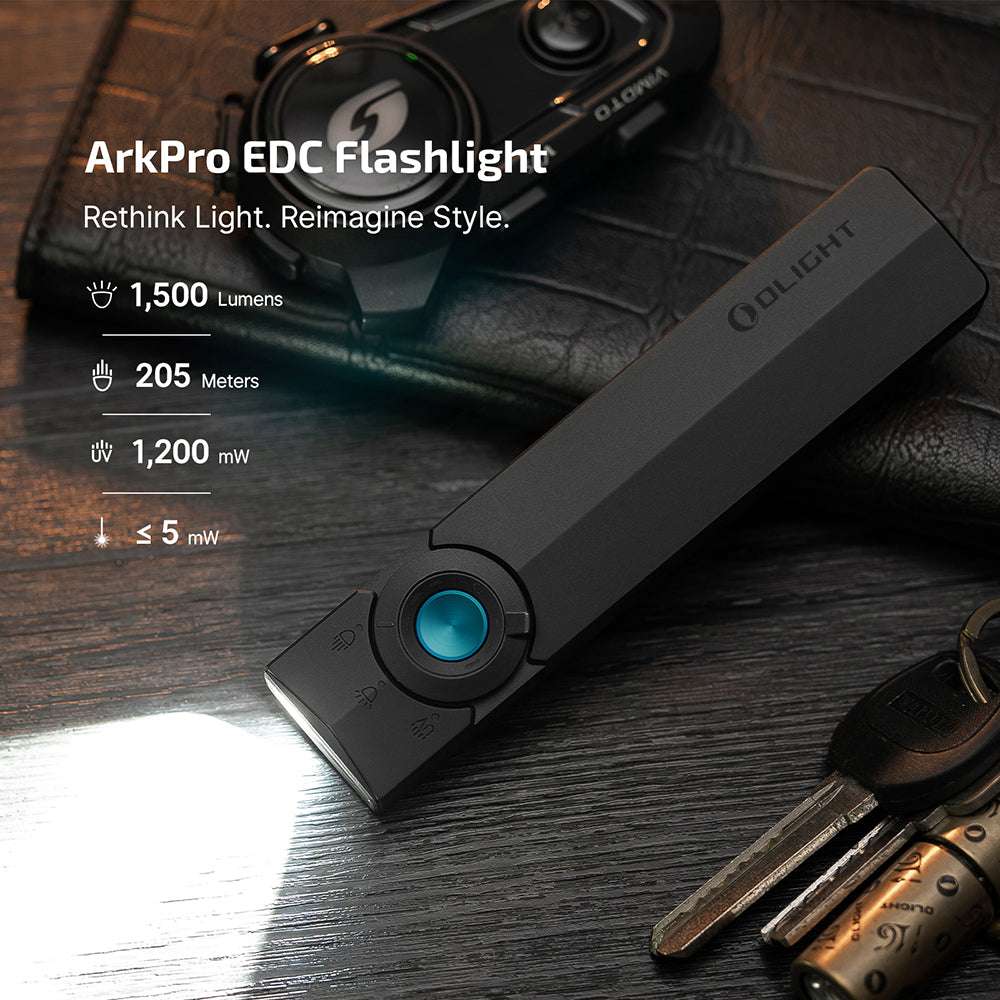 Olight ArkPro | flat 4-in-1 EDC flashlight | 1.500 lm