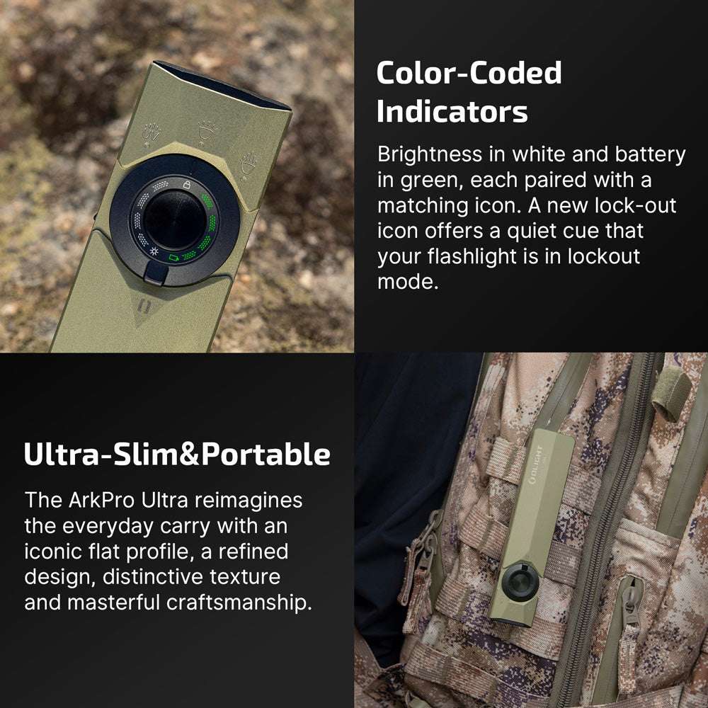 Olight ArkPro Ultra | flat 4-in-1 EDC flashlight | 1.700 lm