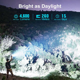 Olight Seeker 4 Pro | high-power flashlight | 4.600 lm